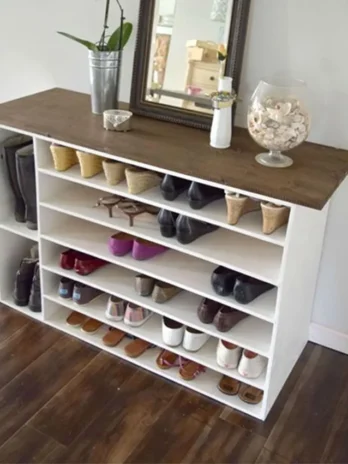 Quick-Pick Station Shoe Rack