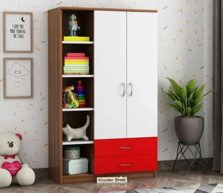 Kids Cupboard Children's Storage Kids Furniture Child's Wardrobe Kids Closet julood art