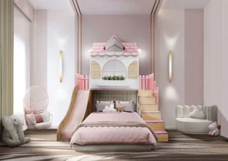 Kids' Bedroom Slides Bedroom Slides for Kids Slide Bed Designs for Kids Kids' Room Slides Fun Bedroom Ideas for Kids julood art